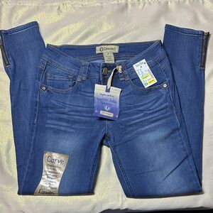 Democracy Indigo Denim with Ankle Zippers